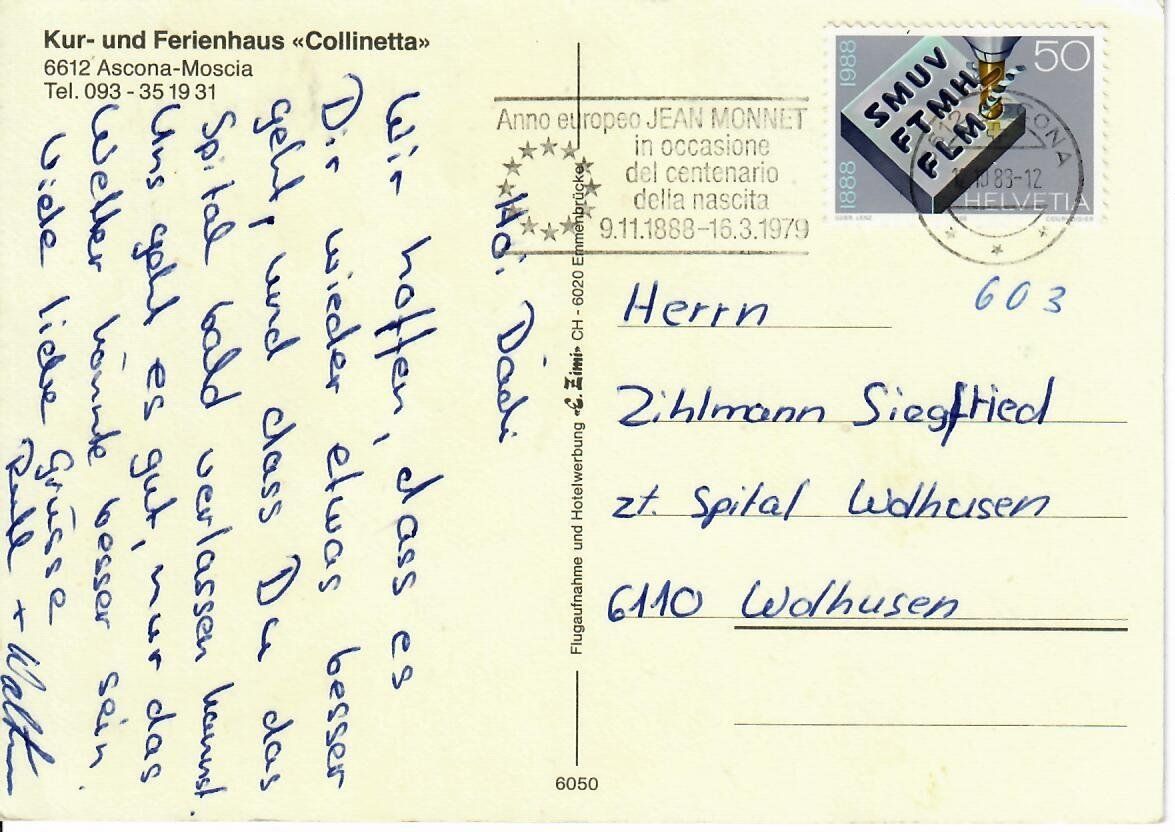Cartes postales: Collinetta - Ascona Moscia – D'occasion à Hochdorf par Ziegel-16 1