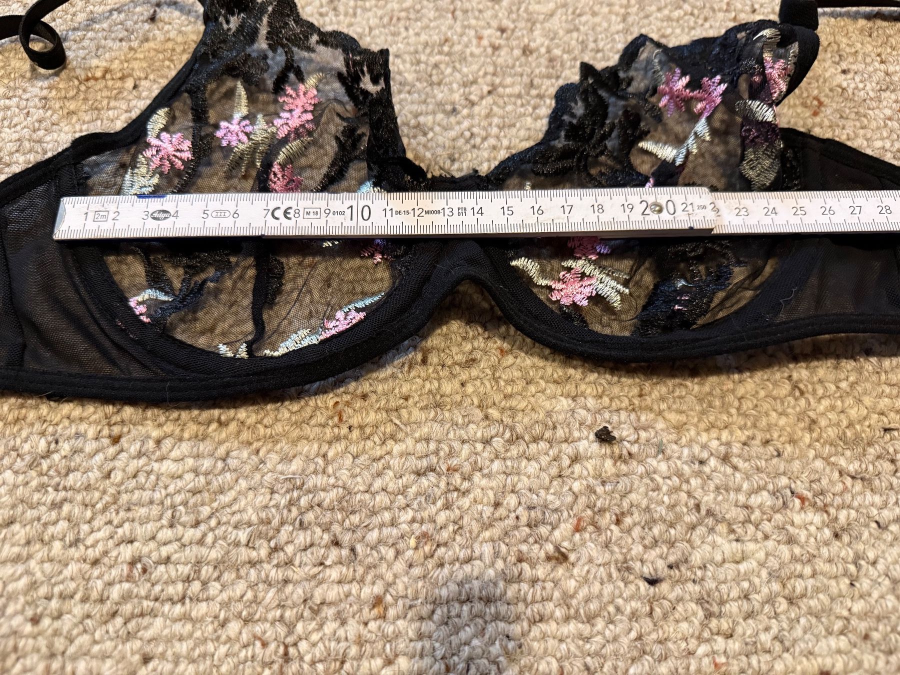 Altra biancheria intima: Dessous-Set BH & String Schwarz Rosa Gr. ca. 75B – Usato da Hundwil venduto da Sandysan1702 6