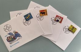 Alle Briefmarken: FJ2006 - 4 FDC Pro Juventute 2006 – Gebraucht aus Trélex von Phil_Albert