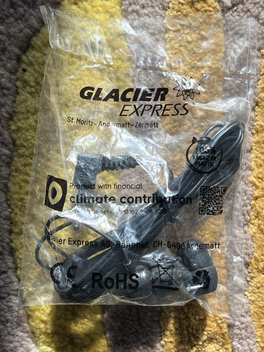 Cuffie: Glacier Express - 2 x Accessoire écouteurs  NEUF – Nuovo e nell'imballaggio originale da BREMBLENS venduto da Lafoudre 1