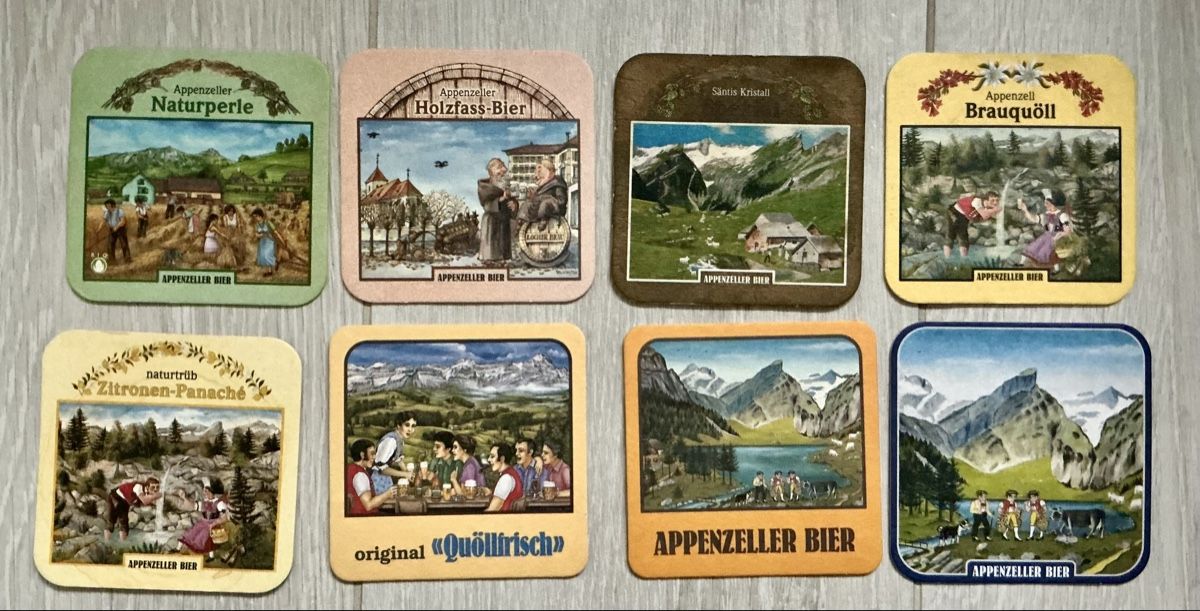 Sottobicchieri: Appenzeller Bierdeckeln – Usato da Arcegno venduto da Denni