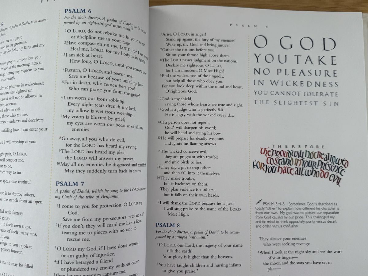 Libri: Psalmen Kalligraphie Psalms – Usato da Emmenbrücke venduto da Balmoral 5