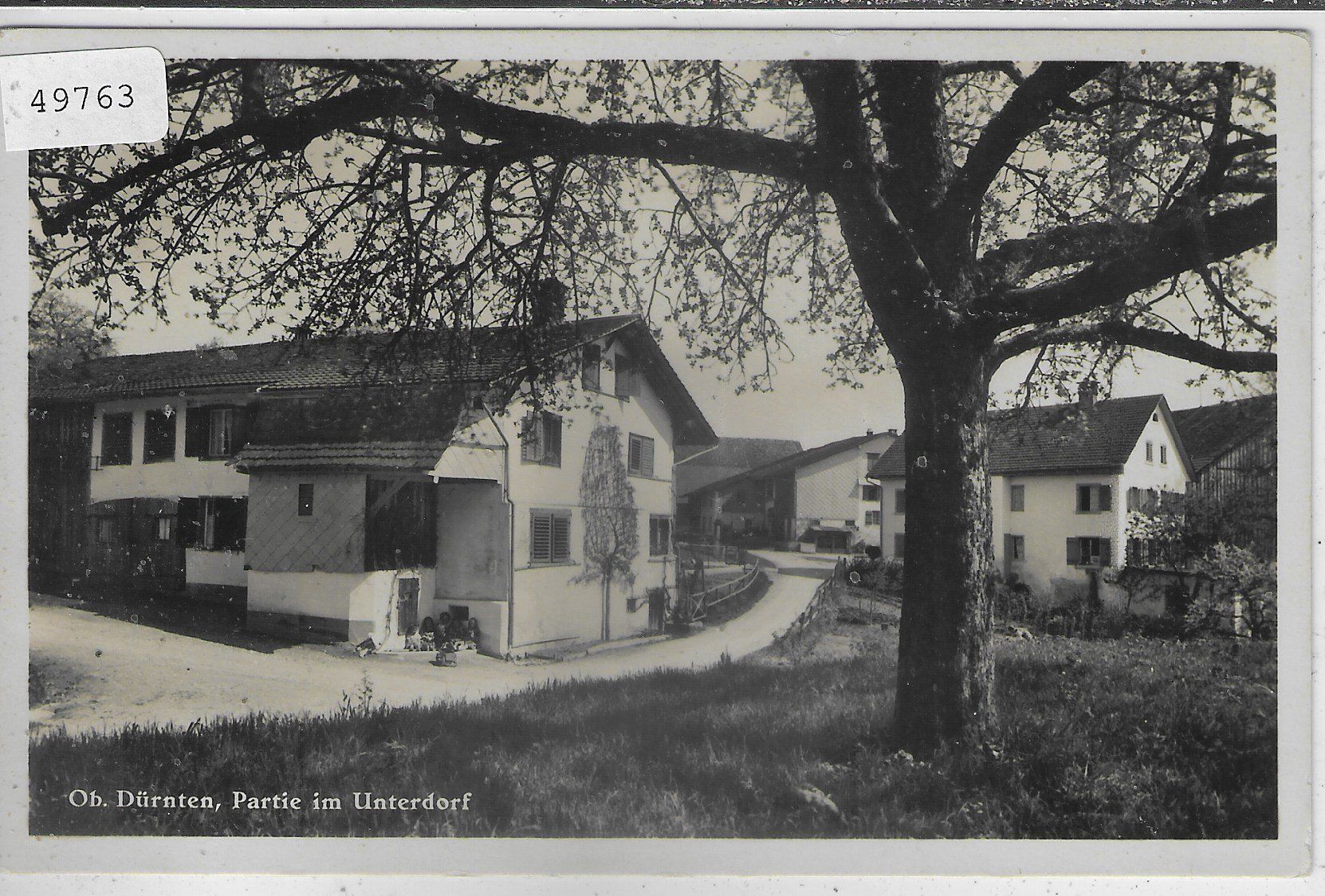 Cartoline postali: Ober Dürnten - Partie im Unterdorf – Usato da Ettingen venduto da Kartenplanet