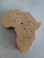 Holz-Elefanten-Puzzle Afrika
