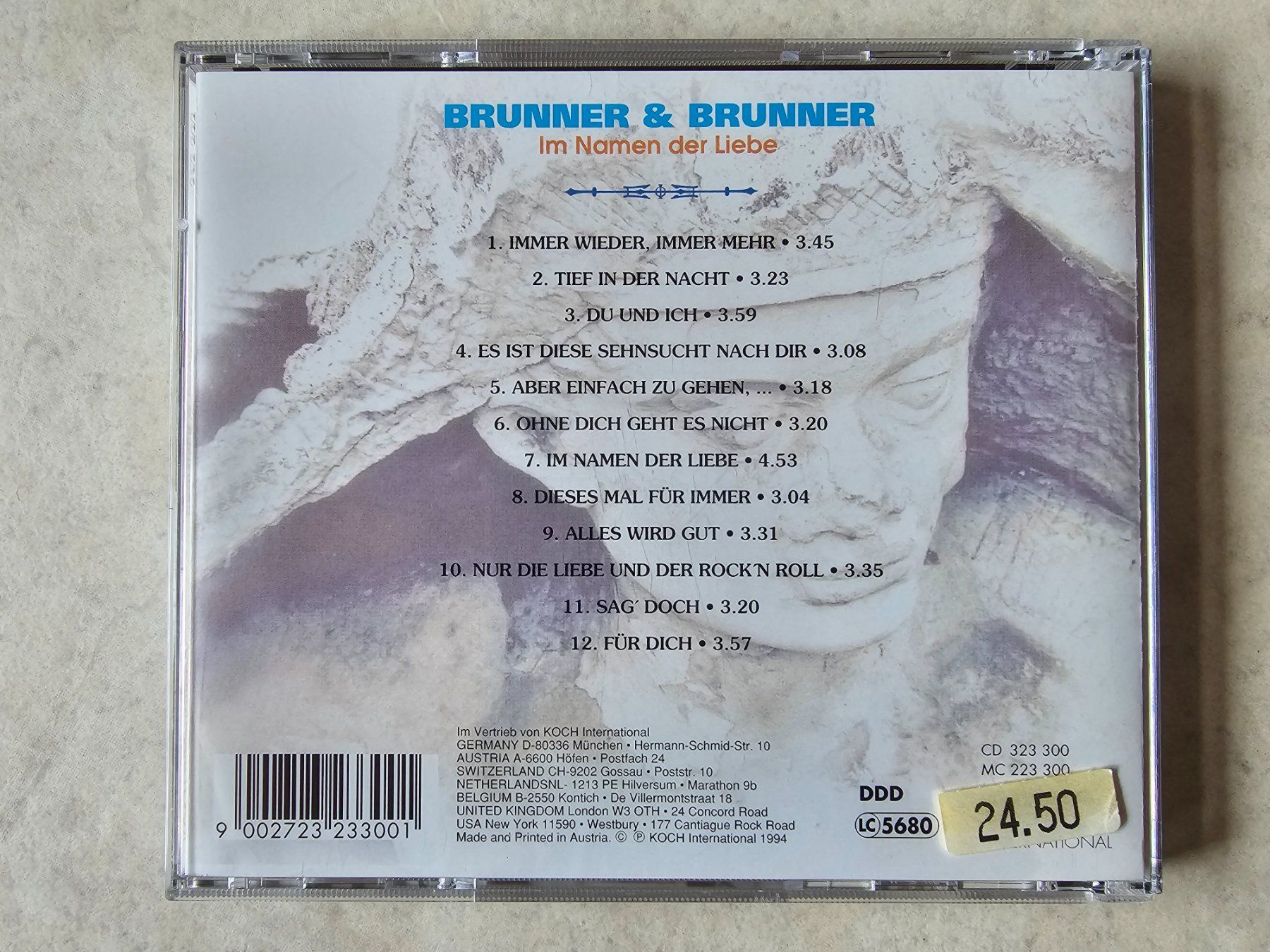 CD: Brunner & Brunner - Im Namen der Liebe – Usato da Schneisingen venduto da backstore24 1