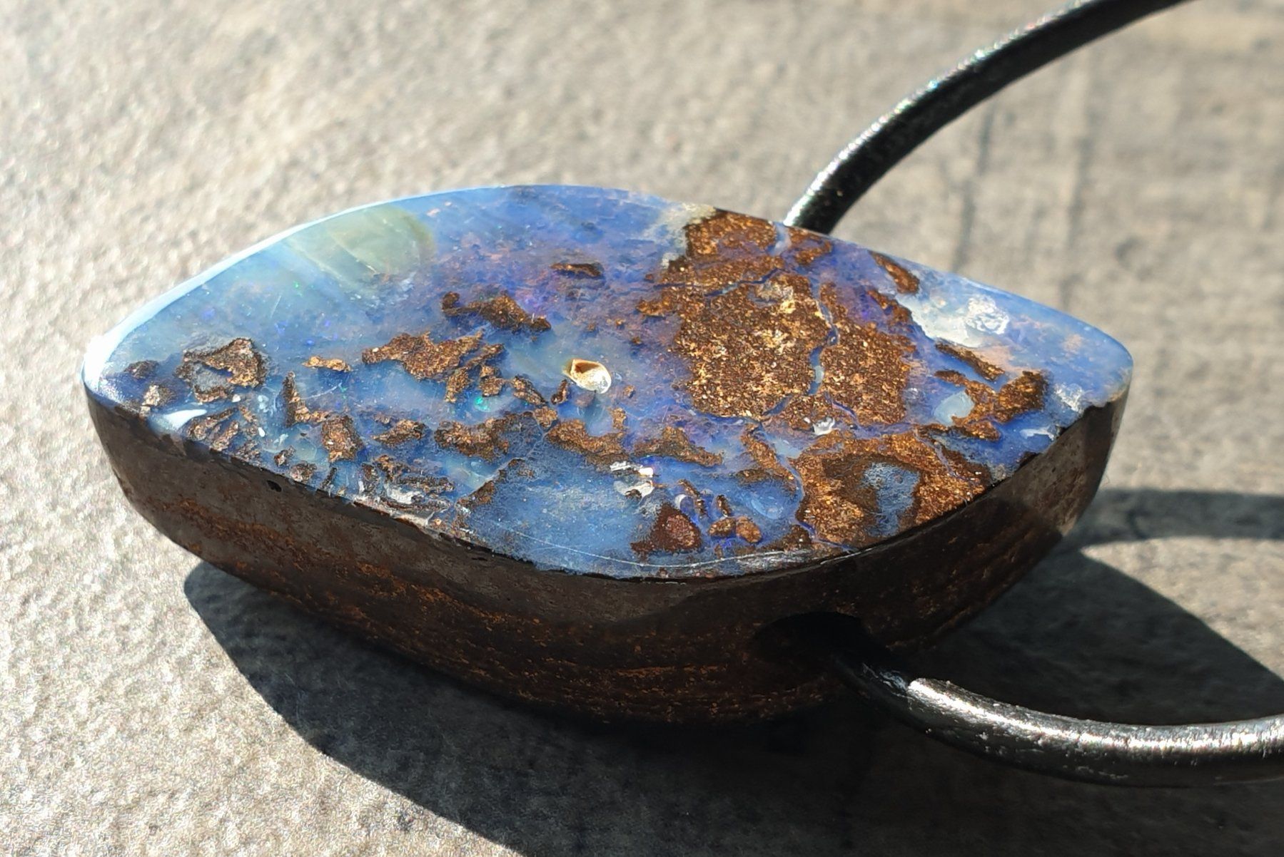 Anhänger: Anhänger Boulder Opal. – Neu (gemäss Beschreibung) aus Niederbüren von Raphael014 4