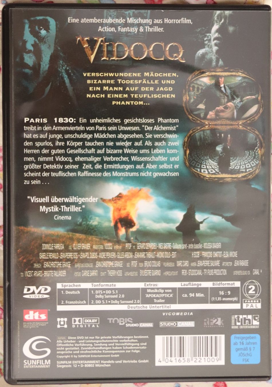Alle DVDs: Vidoco - in Film von Pitof – Gebraucht aus Glattfelden von Sirax 1