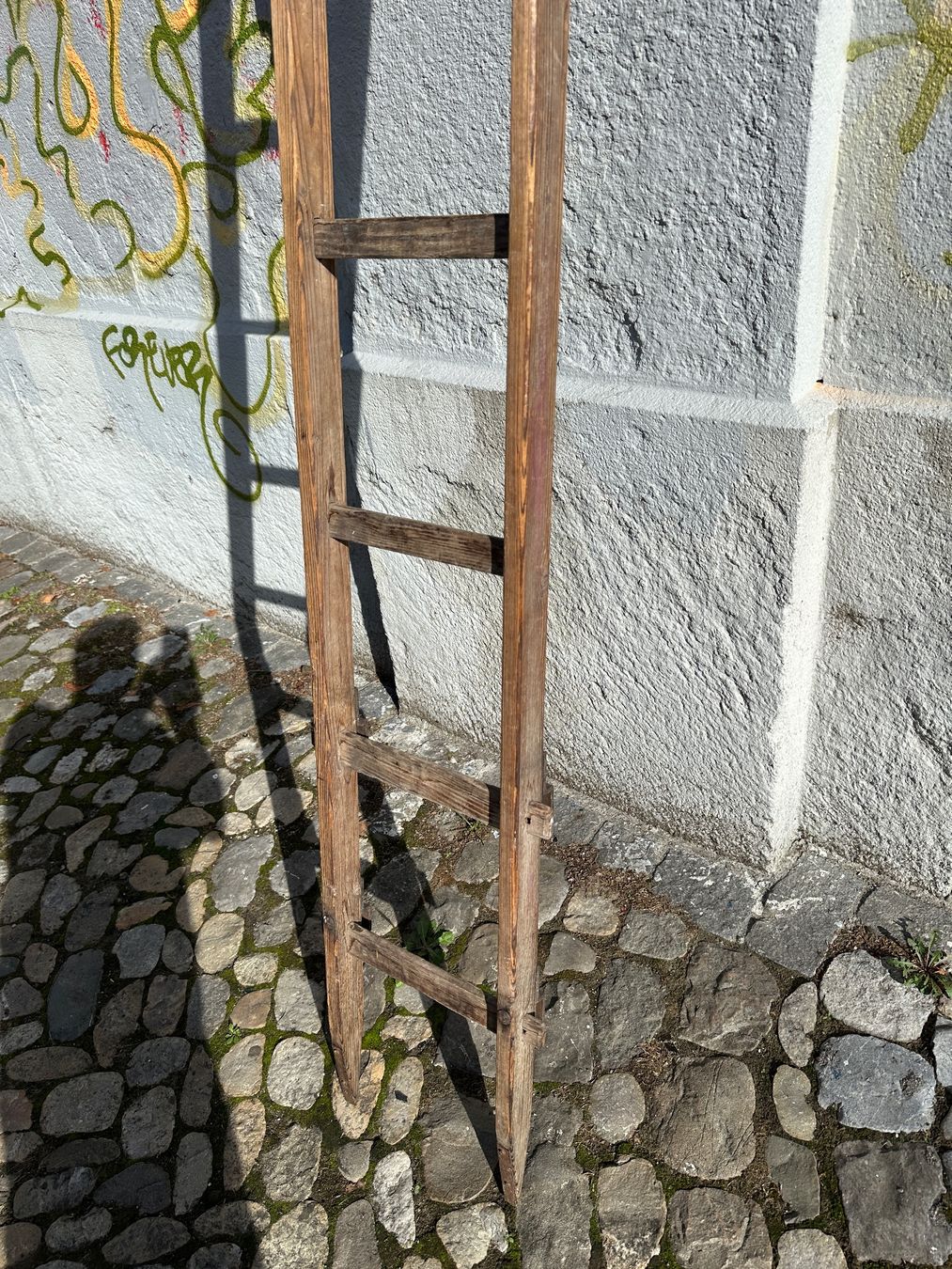 Scale: grosse Holzleiter Sprossenleiter – Usato da Zürich venduto da atlantis77 2