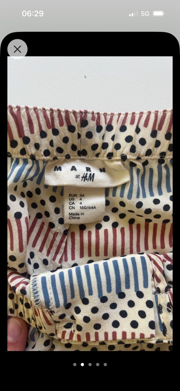 Marni Pantaloni: Silk Shorts Marni x H&M, EU 34, Comfy & Chic – Usato da Umiken venduto da RachelStenders 4