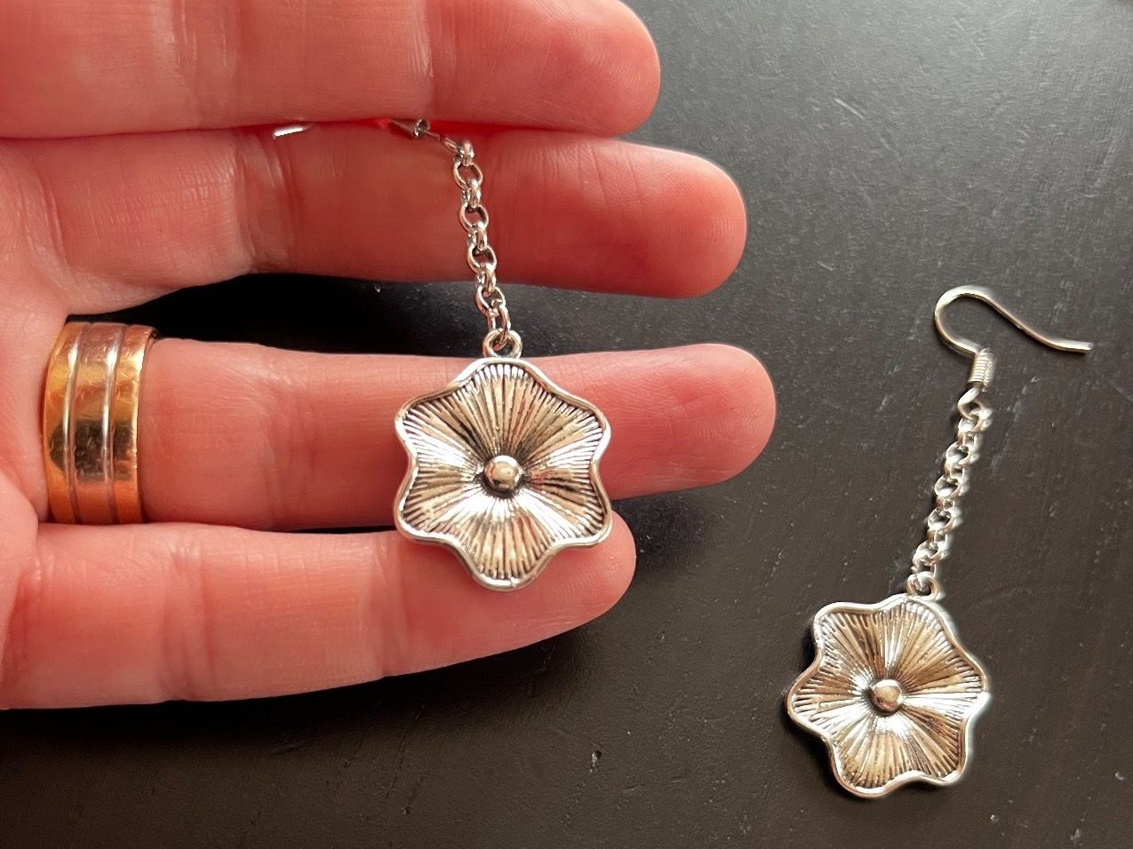 Ohrringe & -stecker: Ohrringe Blume – Neu (gemäss Beschreibung) aus Gams von Mariawicca 3