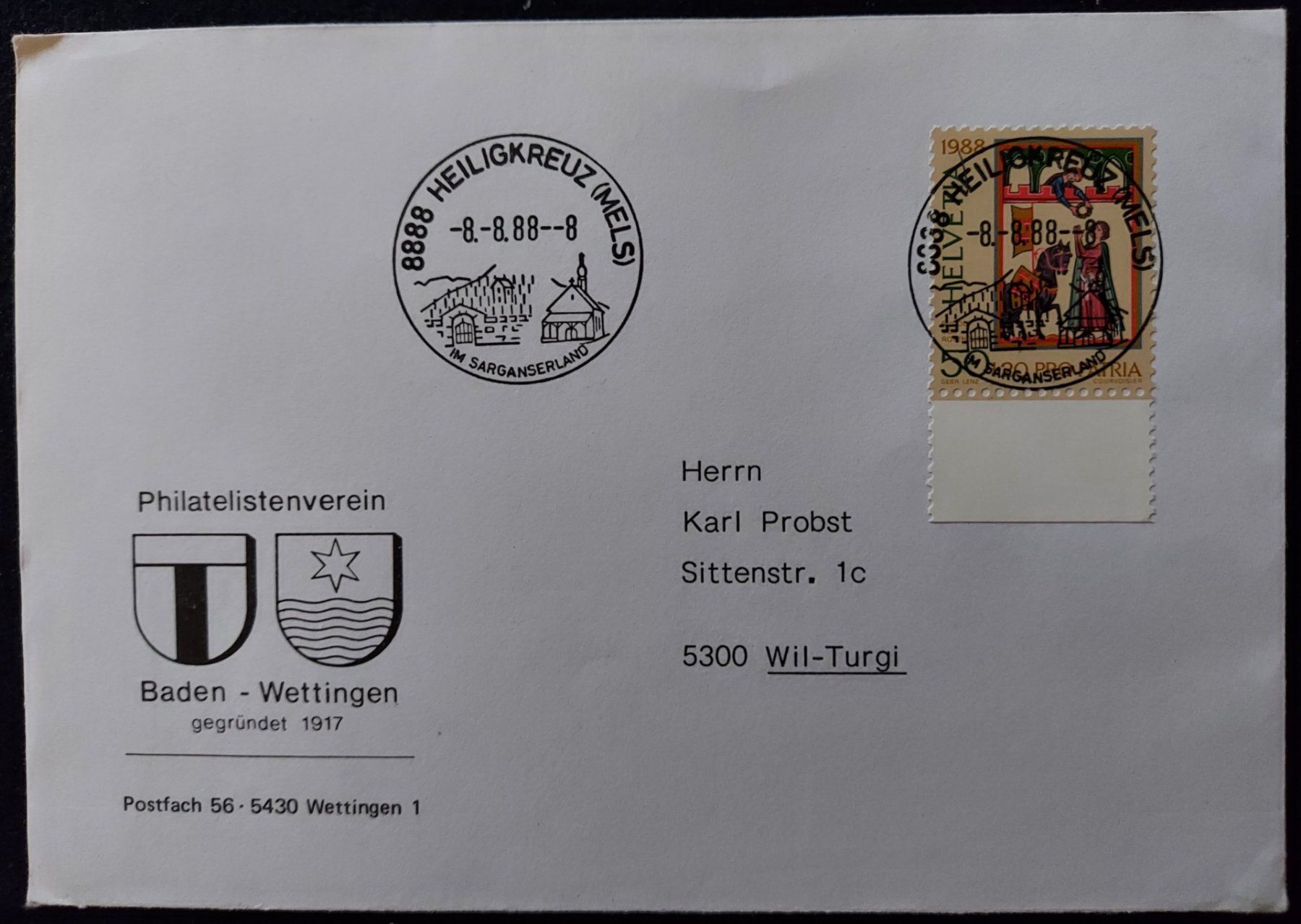 Alle Briefmarken: Schweizer Minnesänger – Neu (gemäss Beschreibung) aus Lyss von rochen54