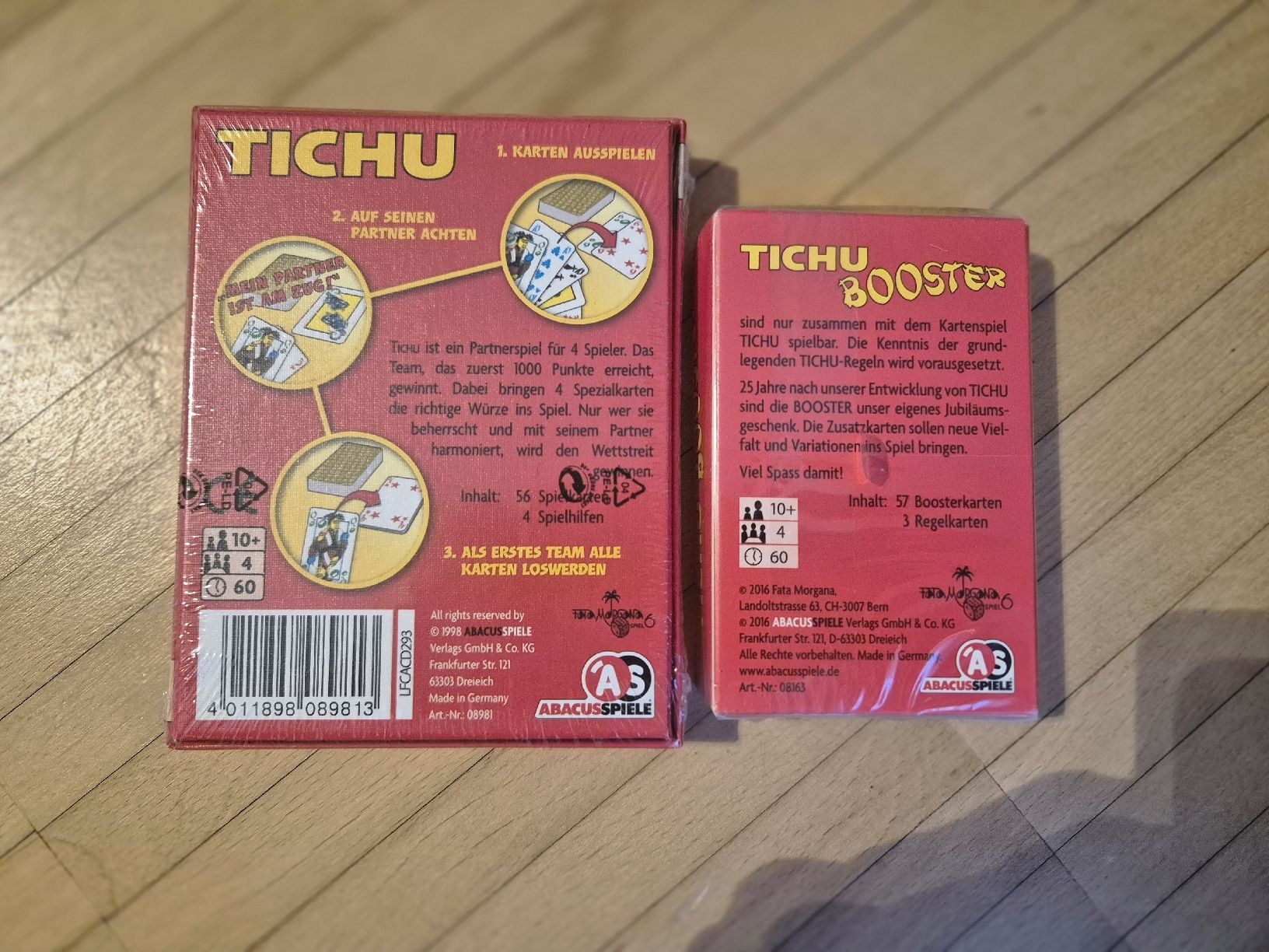 Giochi: Tichu & Tichu Booster, OVP – Nuovo e nell'imballaggio originale da Bern venduto da grisu_79 1