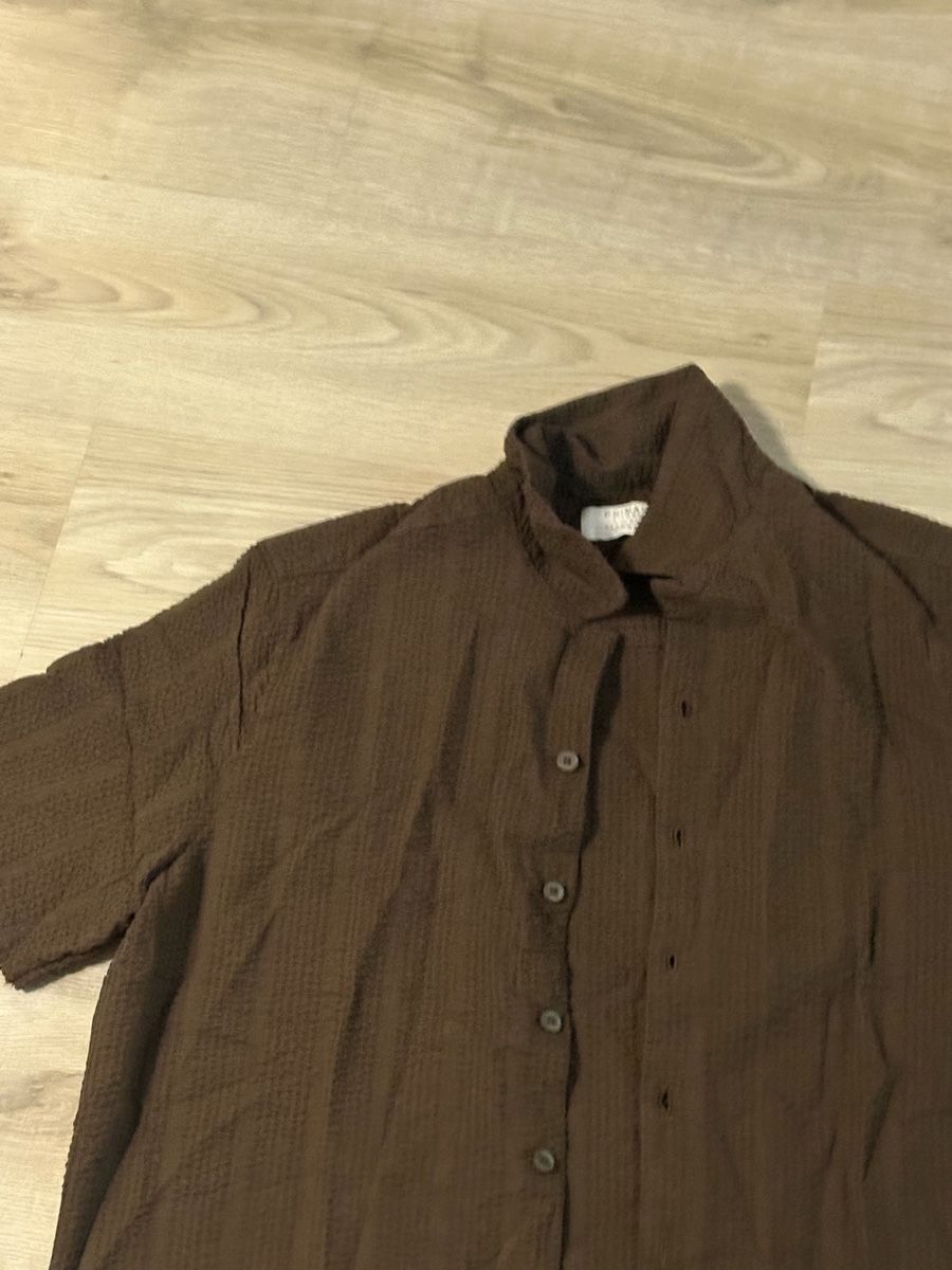 Hemden: Braunes Primark Kurzarmhemd, Grösse XL – Gebraucht aus Zürich von kri_hy6t 1