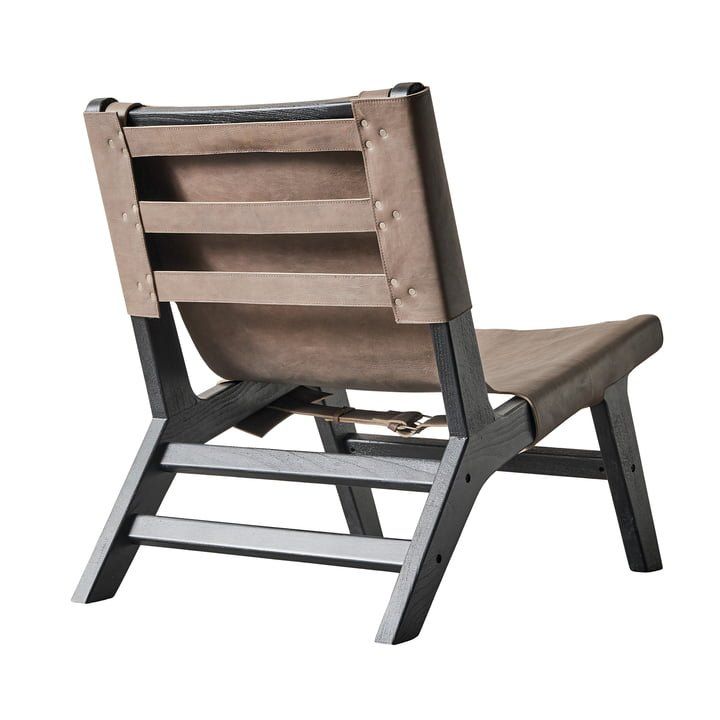 Chaises: Muubs - Philosophy Chaise Lounge, marron / noir – Neuf avec emballage d'origine à Biel/Bienne par new-life 1
