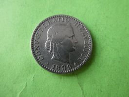 Schweiz 1899, 20 Rappen