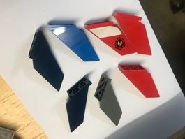 Lego 7x Heckflügel 2x6x4 (6239)