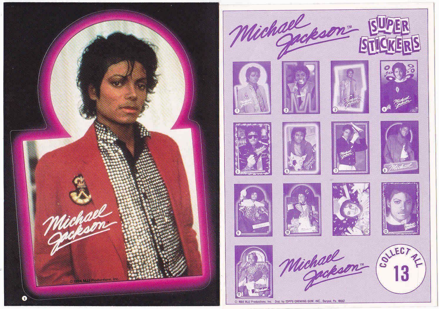 Sticker: Michael Jackson Sticker # 1 1984 – Usato da Watt venduto da Tomaf