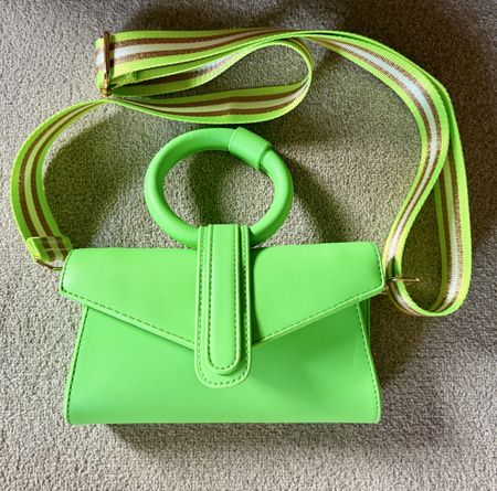 Umhängetasche, Schultertasche, grün, wie neu