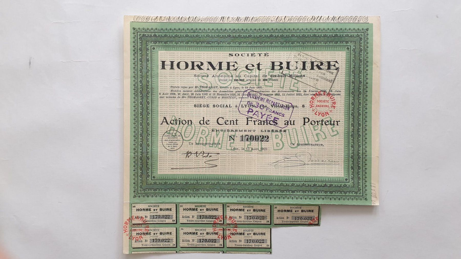 Documenti: Wertpapiere Frankreich. – Usato da Goldach venduto da armando_r 4