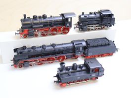 Märklin 4 x Dampfloks H0 - grosse BR 03 / BR 38 & mehr