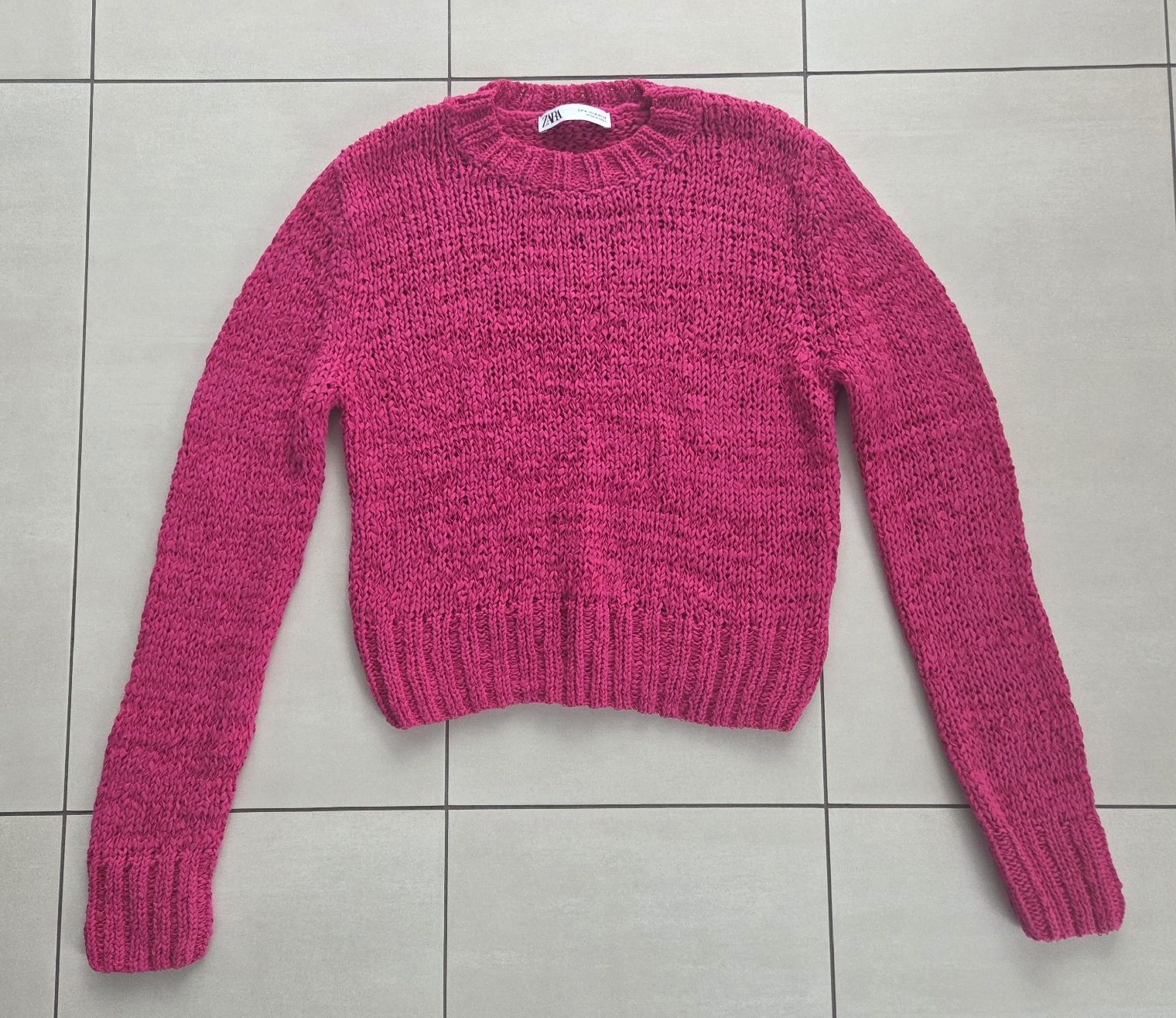 Zara Maglioni & Felpe: NEU Zara Strick Pullover, Dunkel Rosa, M - knitted, pink – Nuovo (secondo la descrizione) da Au ZH venduto da tis_8fmn 1