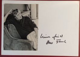 Horst Frank 1929-1999 Autogramm signiert Karte/Bild 20x30cm