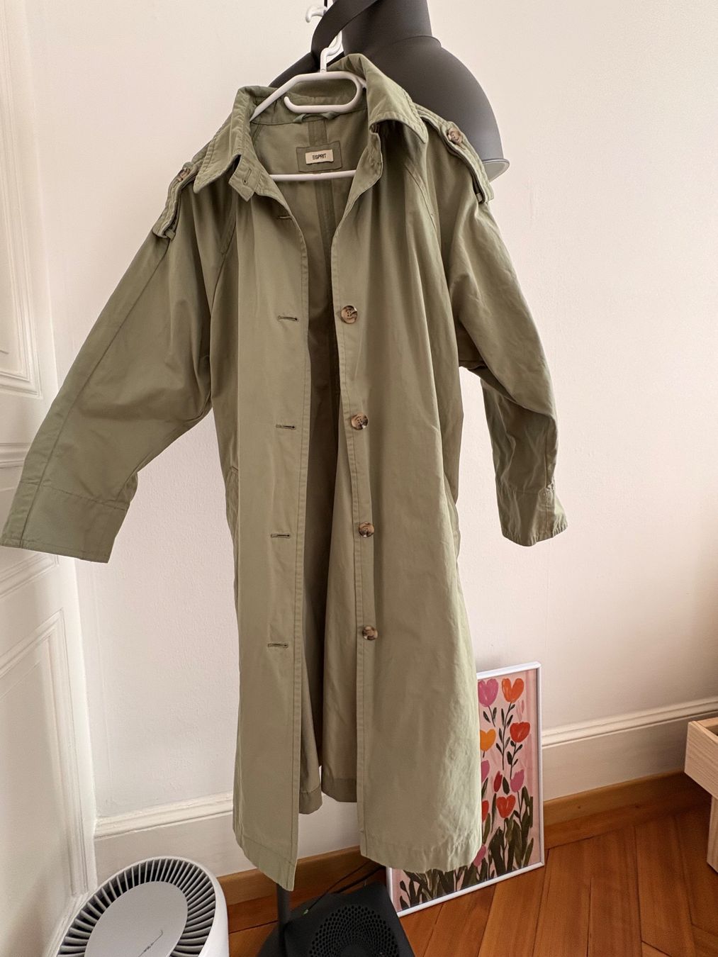 Esprit Cappotti: Khaki-farbener Trenchcoat, Esprit – Usato da Lausanne venduto da kasiabkasiab 1