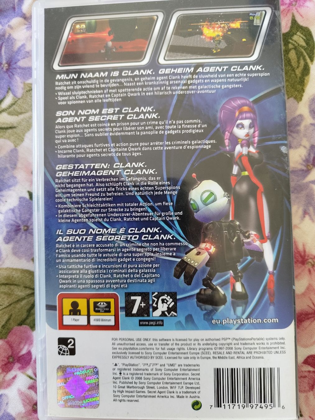 Giochi: Jeu PSP Secret Agent Clank bon état – Usato da Court venduto da Chronoss 2