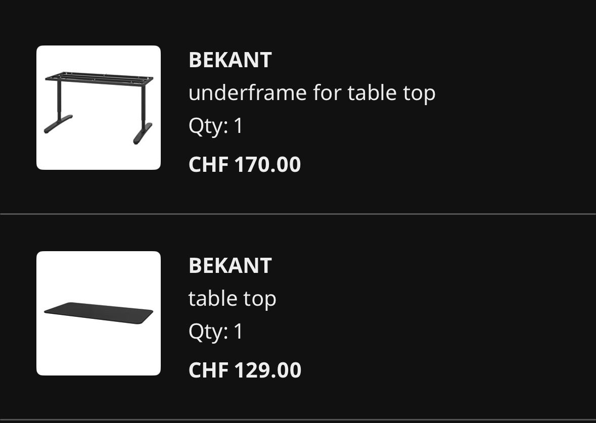 Scrivanie: Ikea Gaming Desk & Chair Combo  – Usato da Kloten venduto da kei_xcp5 5