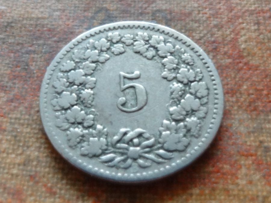 Tutti le monete: 5 Rp. 1894   (B) – Usato da Romanel-sur-Lausanne venduto da Swift13 1