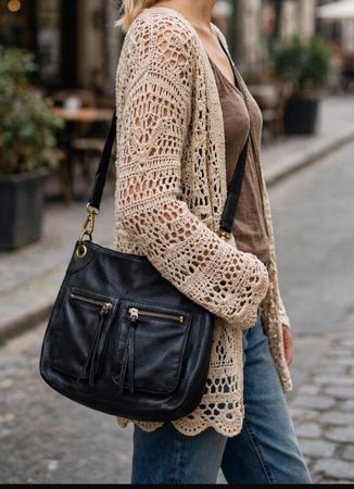 ❤️Marke Fossil - Schöne Damen Leder Umhängetasche
