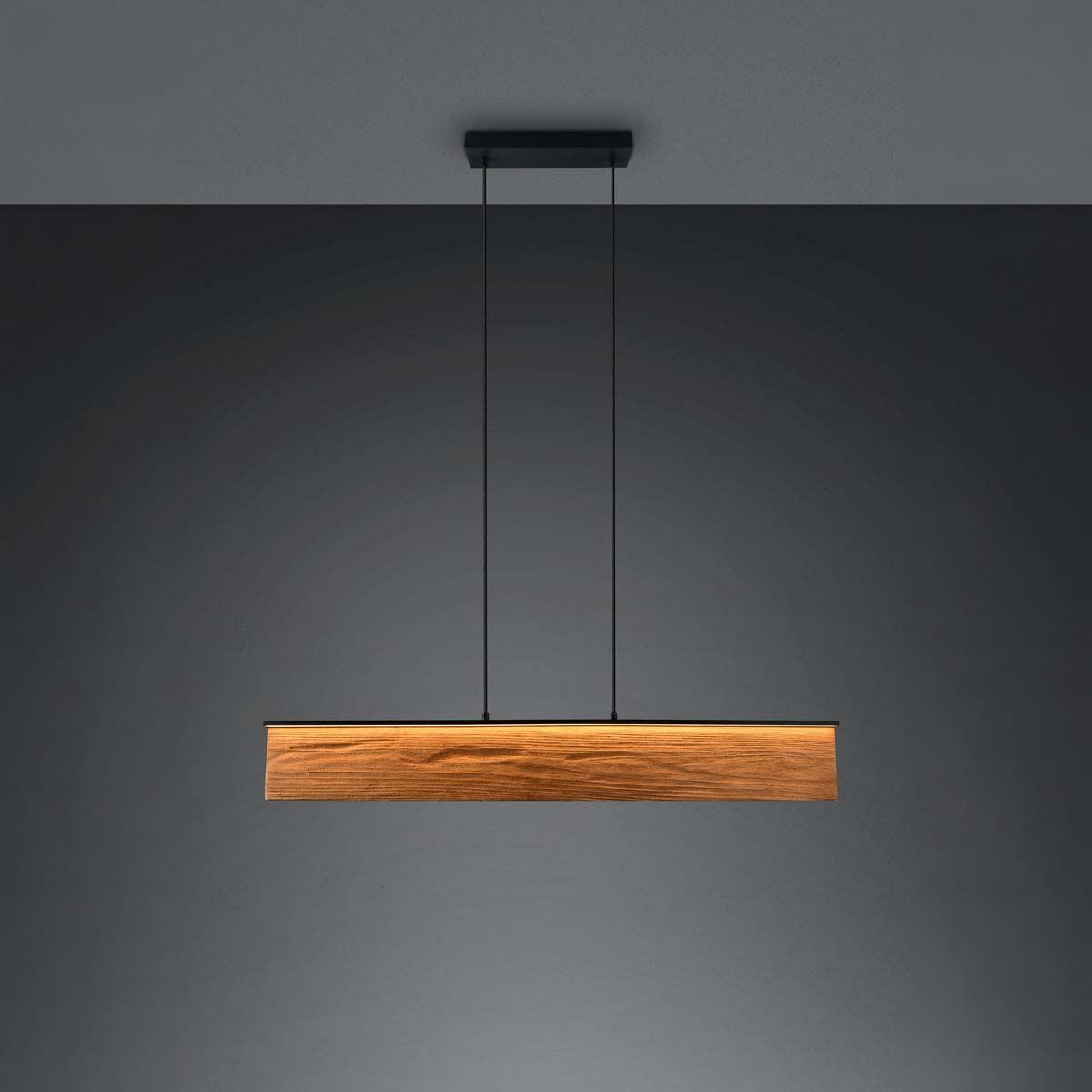 Lampadari & plafoniere: LED Pendelleuchte, Holz, 110 cm x 9 cm – Nuovo (secondo la descrizione) da Kreuzlingen venduto da Smart-Light 1