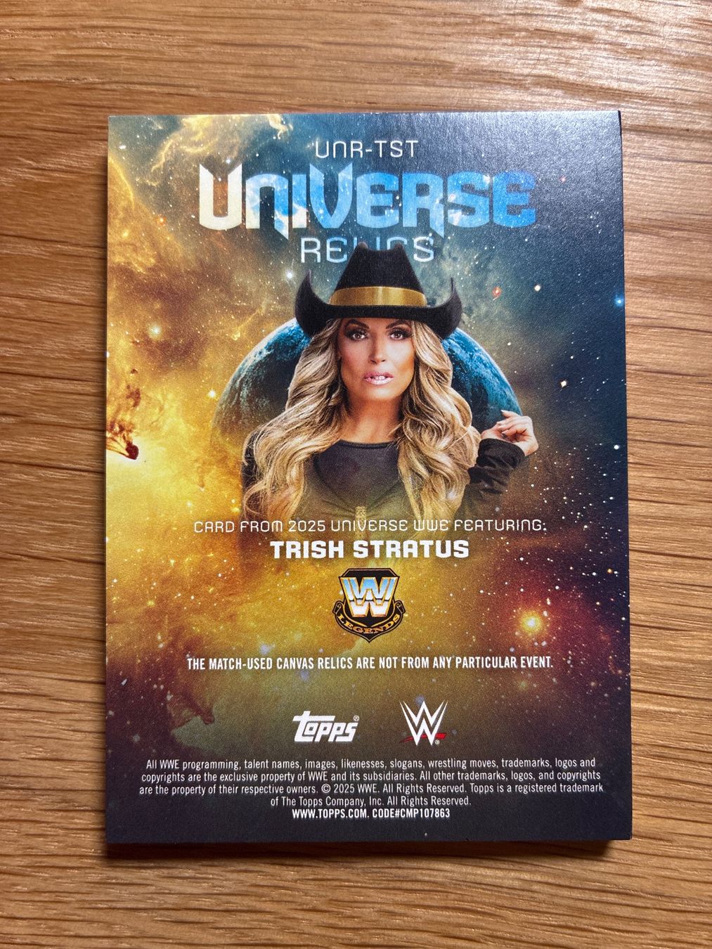 Topps Carte collezionabili: Topps Universe WWE Trish Stratus Patch /199 – Usato da Wangenried venduto da Garagara 1