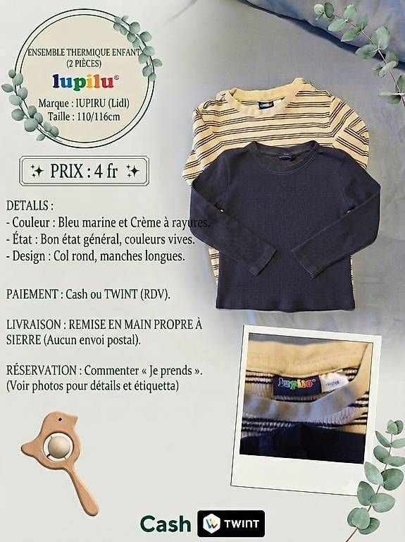 Lupilu Ensembles coordonnés: Pulls pour garçons – D'occasion à Sierre par ana_8jqm