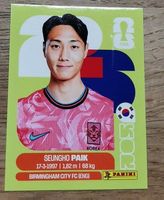 Seunho Paik KOR 14 Panini FIFA World Cup 2026  ⚽🏆