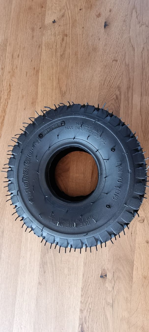 Pneus & Kompletträder: Neue Reifen und Schlauch 4.10/3.50-4 Zoll Set! – Neu (gemäss Beschreibung) aus Widnau von ani-124