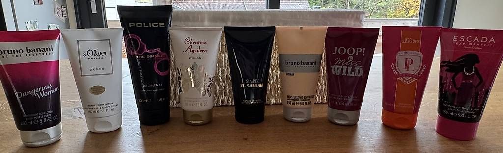 Feuchtigkeitspflege: Diverse Bodylotions 9 Stk. – Gebraucht aus Frutigen von sal_9lqd
