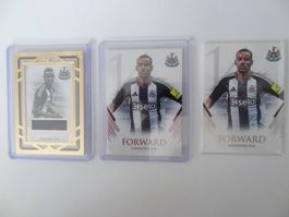 3x Isak Newcastle FUTERA 23ct Gold Card NEU: Liverpool