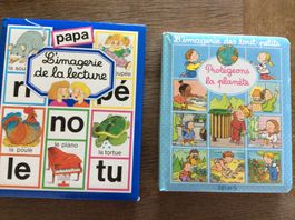 l'imagerie de la lecture + l'imagerie Protegeons la planete