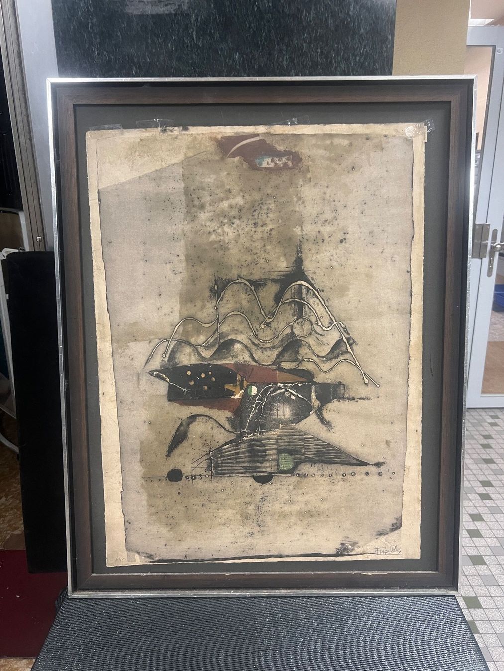 Grafica & Litografie: Lithographie signée signature illisible – Usato da Genève venduto da Qanil77