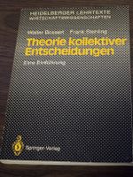 Theorie kollektiver Entscheidungen – Heidelberger lehrtexte