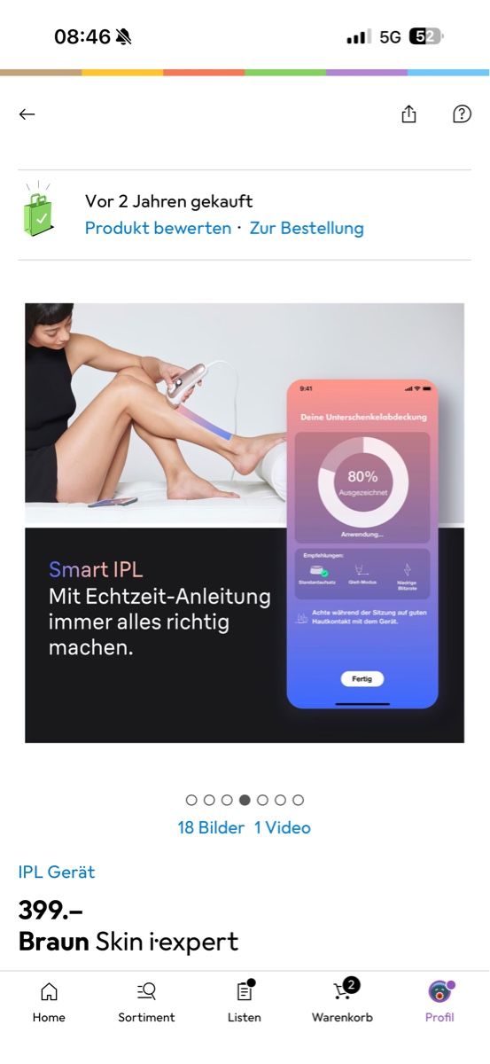 Braun Rasoi & Lamette da barba: Braun skin i•expert / IPL Haarentfernung – Nuovo (secondo la descrizione) da Erlinsbach SO venduto da Veelvet42 6