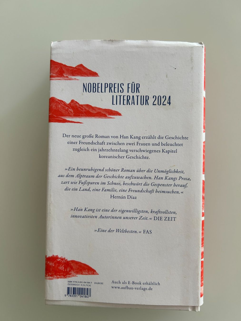 Bücher: HAN KANG -  Unmöglicher Abschied, Roman – Gebraucht aus Ettingen von sagada81 1