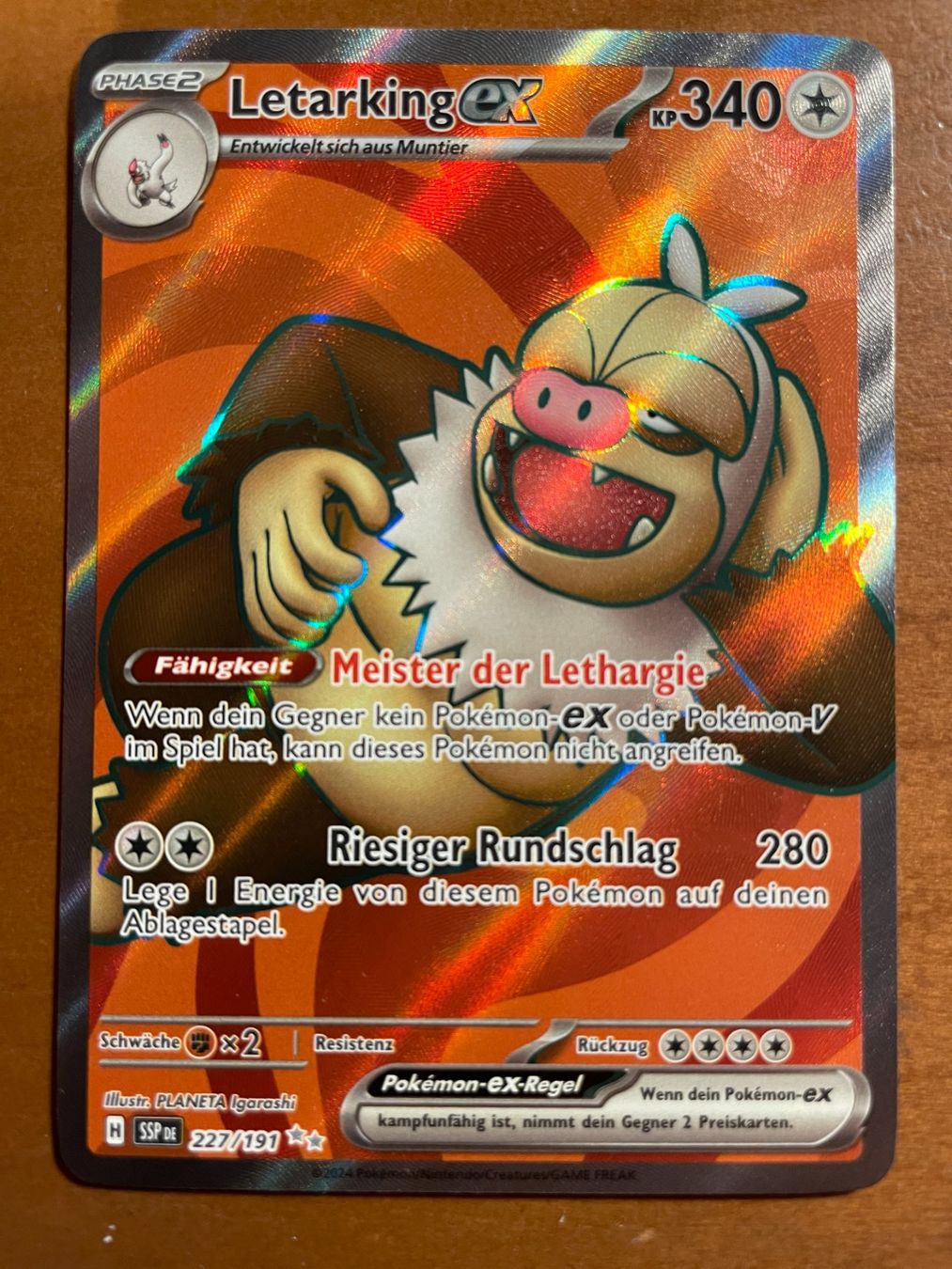 Pokémon Carte collezionabili: Pokemon Letarking eX (Versand gratis) – Nuovo (secondo la descrizione) da Chur venduto da Angerson