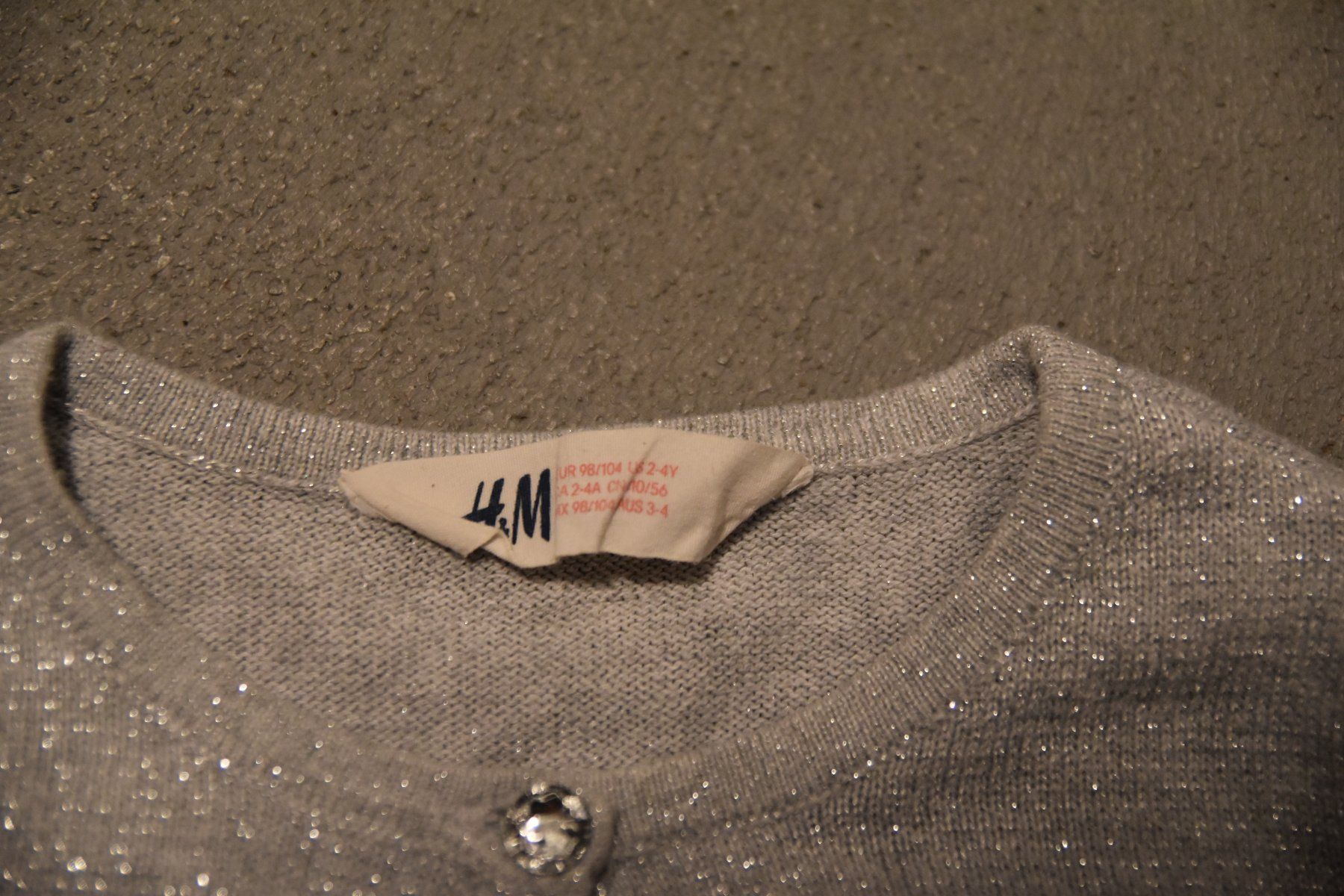 H&M Giacche & Cappotti: Bolero Glitzer silber Gr. 98 / 104 – Usato da Brittnau venduto da Norge77 2