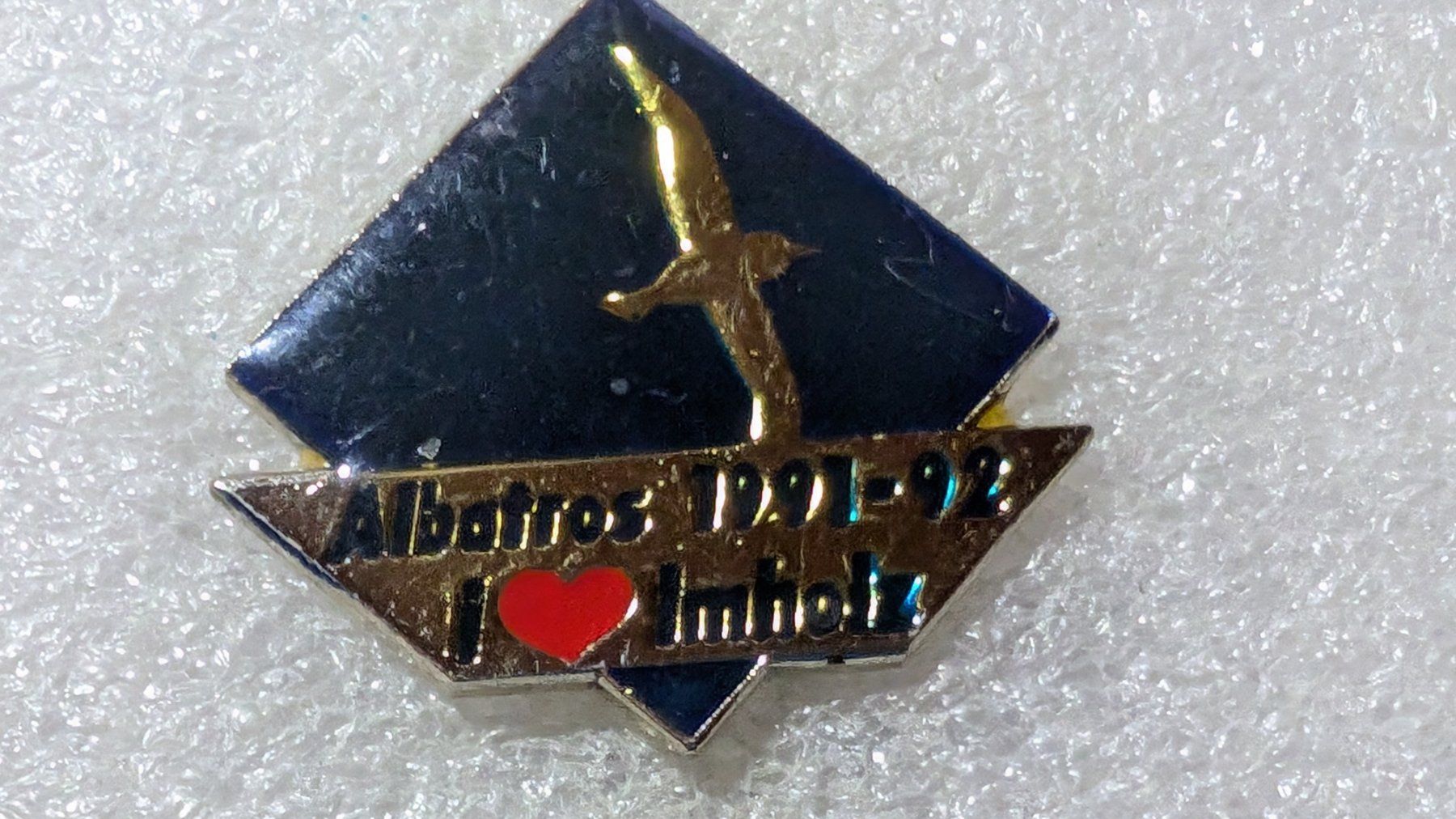 Placchette & Badge: Ansteckpin 140: I Love Imholz – Usato da Oppligen venduto da Pin-Fall-Shop