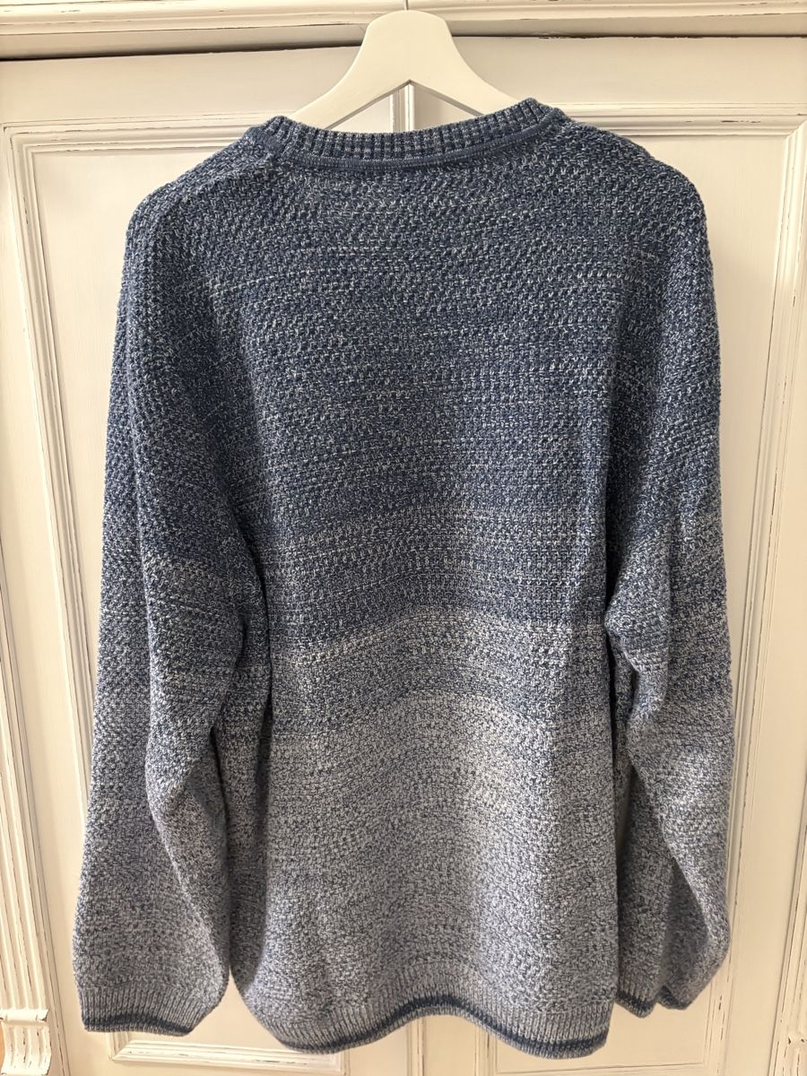 Bugatti Maglioni & Felpe: Bugatti Herren Strickpullover, Blau/Grau meliert, Grösse XXL – Usato da Steffisburg venduto da Gretchenfrage 2