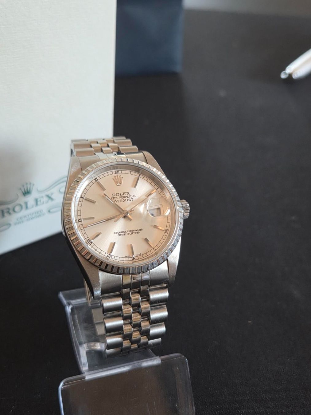 Rolex Uhren: ROLEX DATEJUST 16220 - Certified Pre-Owned – Gebraucht aus Burgdorf von Moonwalker 8