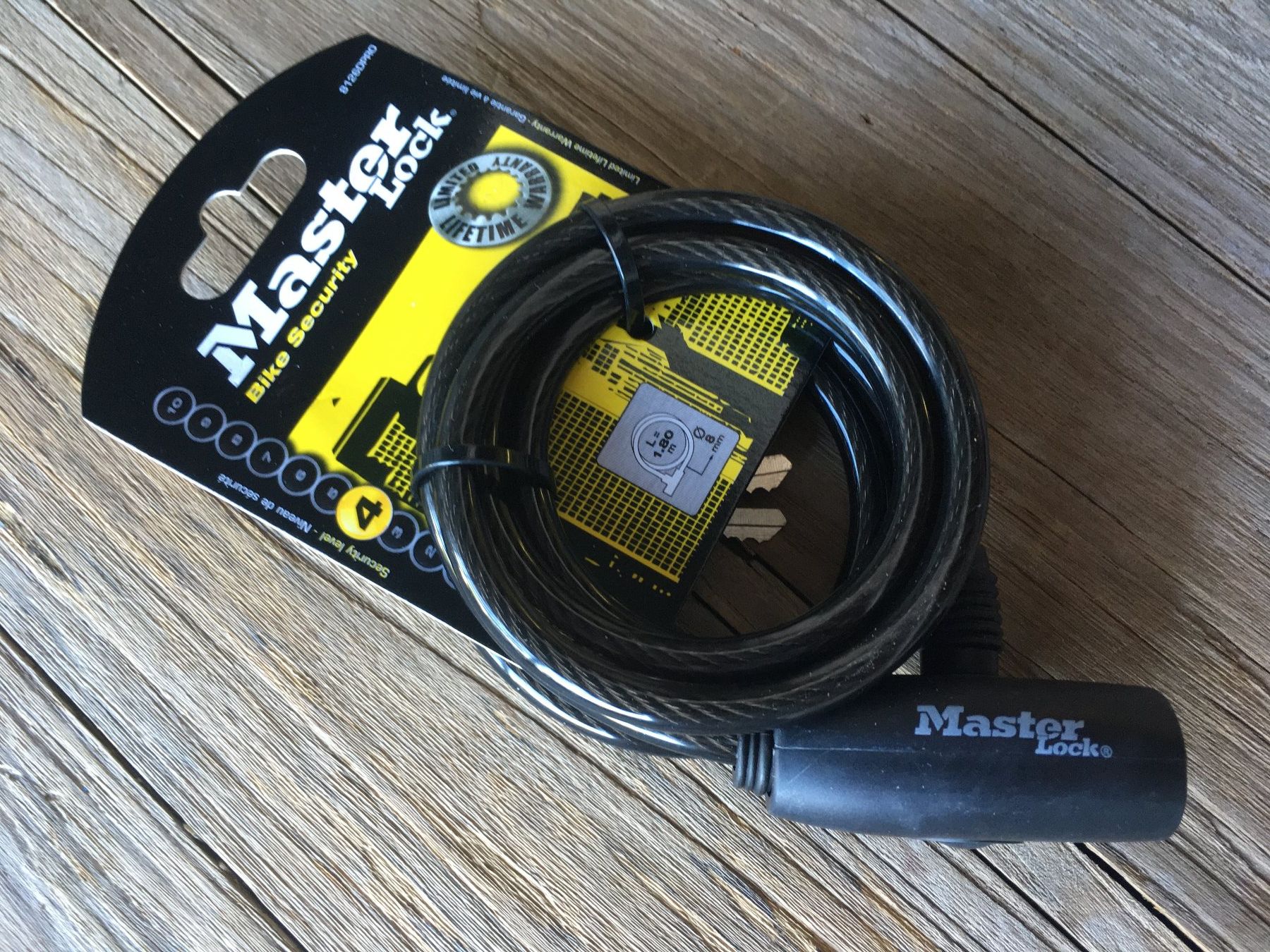 Lucchetti: MASTERLOCK VELOSCHLOSS  1,8 METER  NEU – Nuovo e nell'imballaggio originale da Aesch ZH venduto da LiquidAktion 4