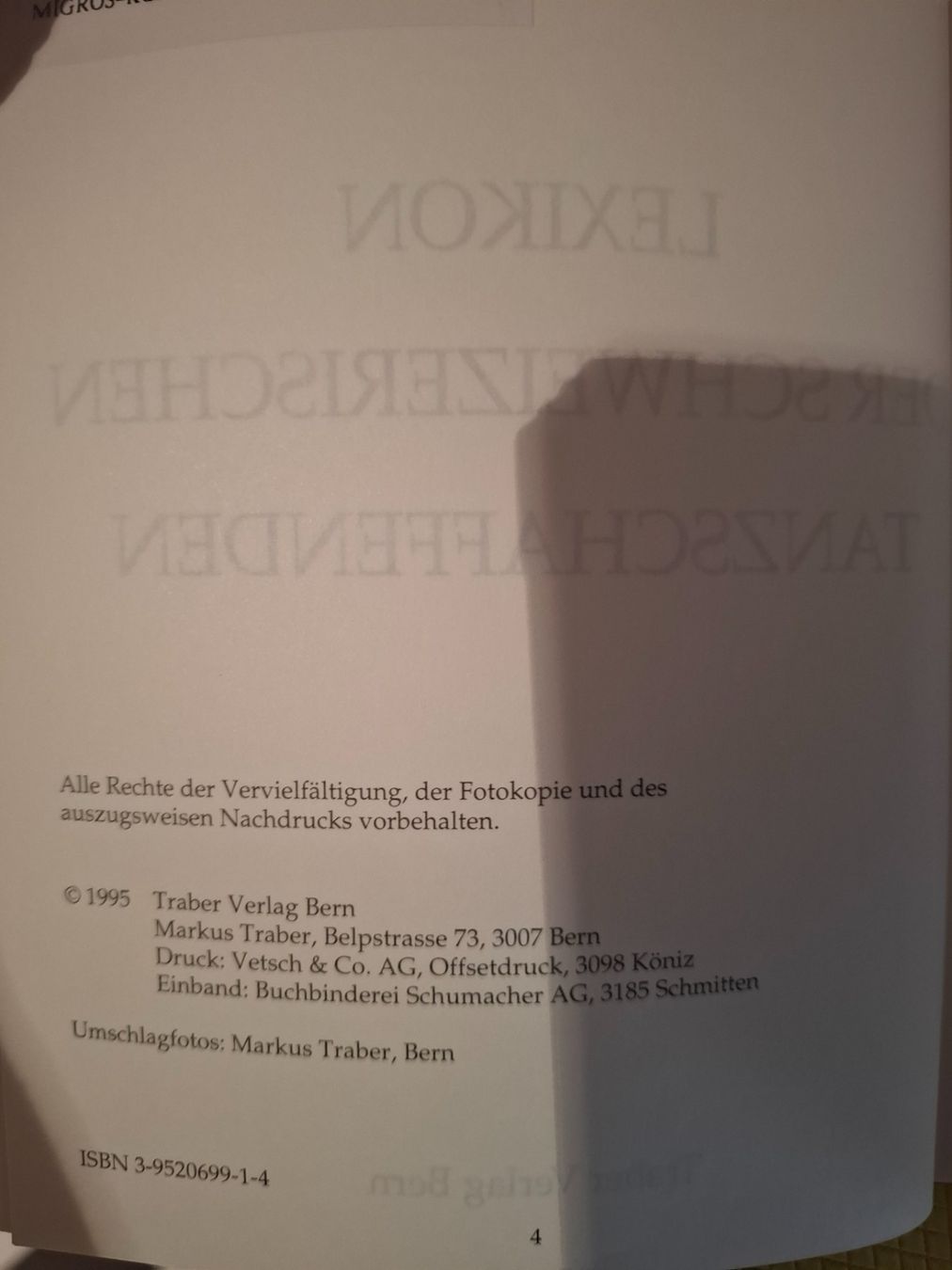 Bücher: Lexikon der schweizerischen Tanzschaffenden - A. Bernard – Gebraucht aus Sierre von wiste87 1